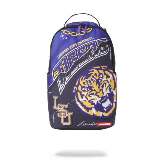 Online Sale Sprayground Backpacks Lsu Big Style Backpack