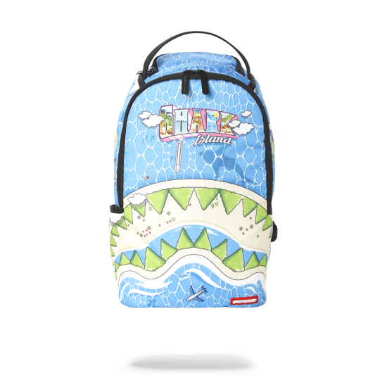 Online Sale Sprayground Mini Backpacks Mini Welcome To Shark Island Backpack