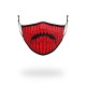 Online Sale Sprayground Face Masks Adult Reverse Sharks In Paris (Red) Form Fitting Face Mask