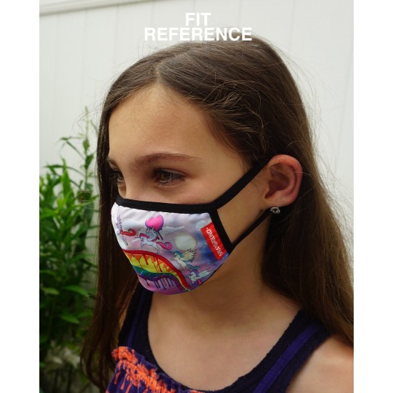 Online Sale Sprayground Face Masks Kids Form Fitting Mask: Paris Vs Milan
