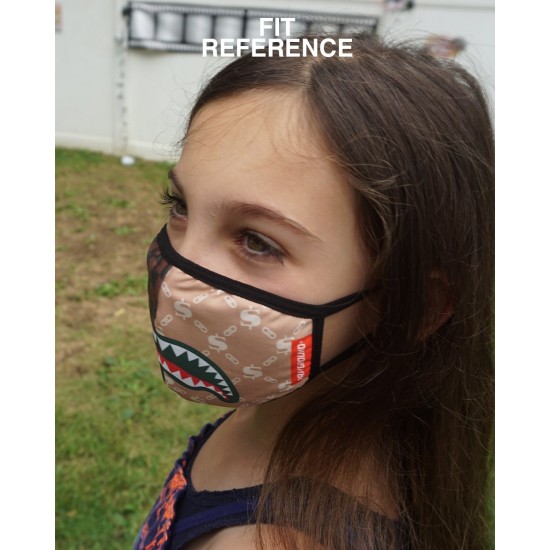 Online Sale Sprayground Face Masks Kids Form Fitting Mask: Checks & Camo